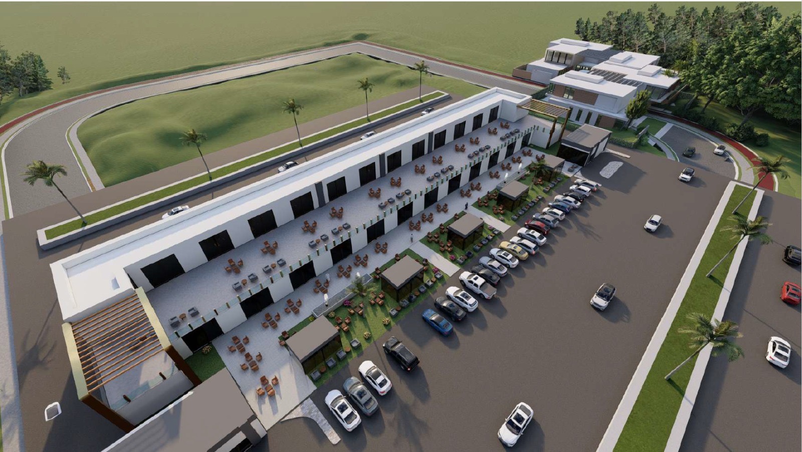 مجمع تجاري بمجمع الدوائر الحكومية بمدينة الهفوف