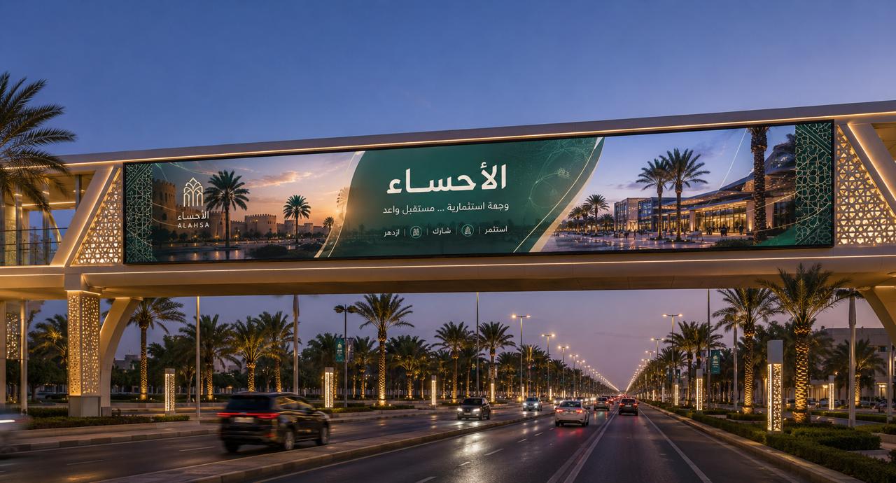 انشاء و تشغيل و صيانة ثلاثة جسور للمشاة مع استثمار حقوق التسمية والرعاية والدعاية والإعلان ( 1 )